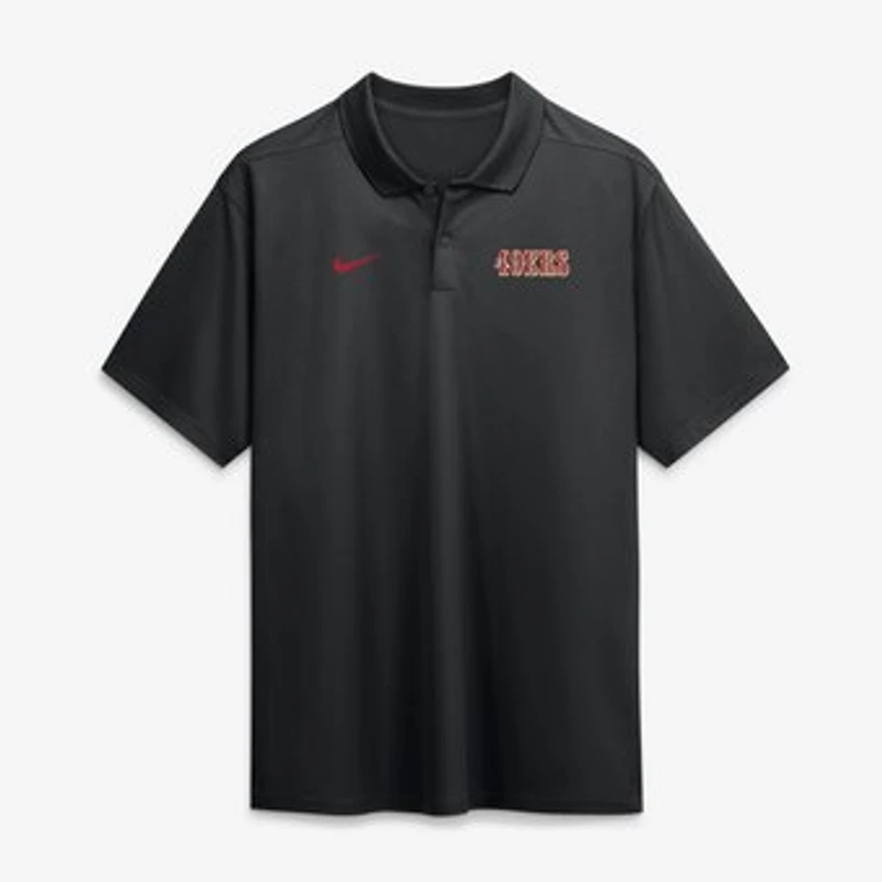 Men's Nike Black San Francisco 49ers Wordmark Victory Dri-FIT Polo