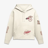Women's Fanatics Cream Carolina Hurricanes 2026 Stanley Cup Champions Elevated Patch Hoodie