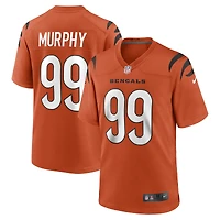Men's Nike Myles Murphy Orange Cincinnati Bengals Alternate Game Jersey