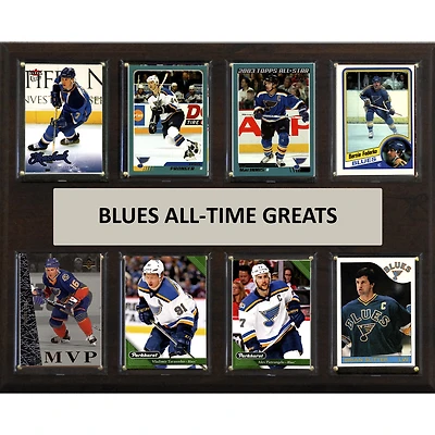 St. Louis Blues 12" x 15" Trading Card Plaque