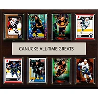 Vancouver Canucks 12" x 15" Trading Card Plaque