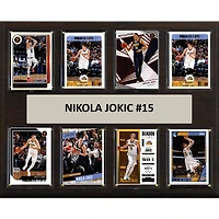 Nikola Jokic Denver Nuggets 12" x 15" Trading Card Plaque