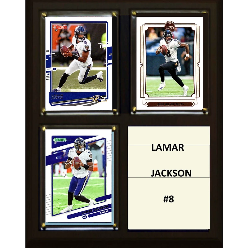 Lamar Jackson Baltimore Ravens 8" x 10" Trading Card Plaque