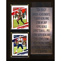 Tom Brady 8" x 10" Trading Card Plaque