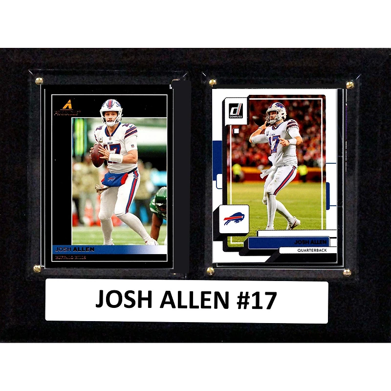 Josh Allen Buffalo Bills 6" x 8" Trading Card Plaque