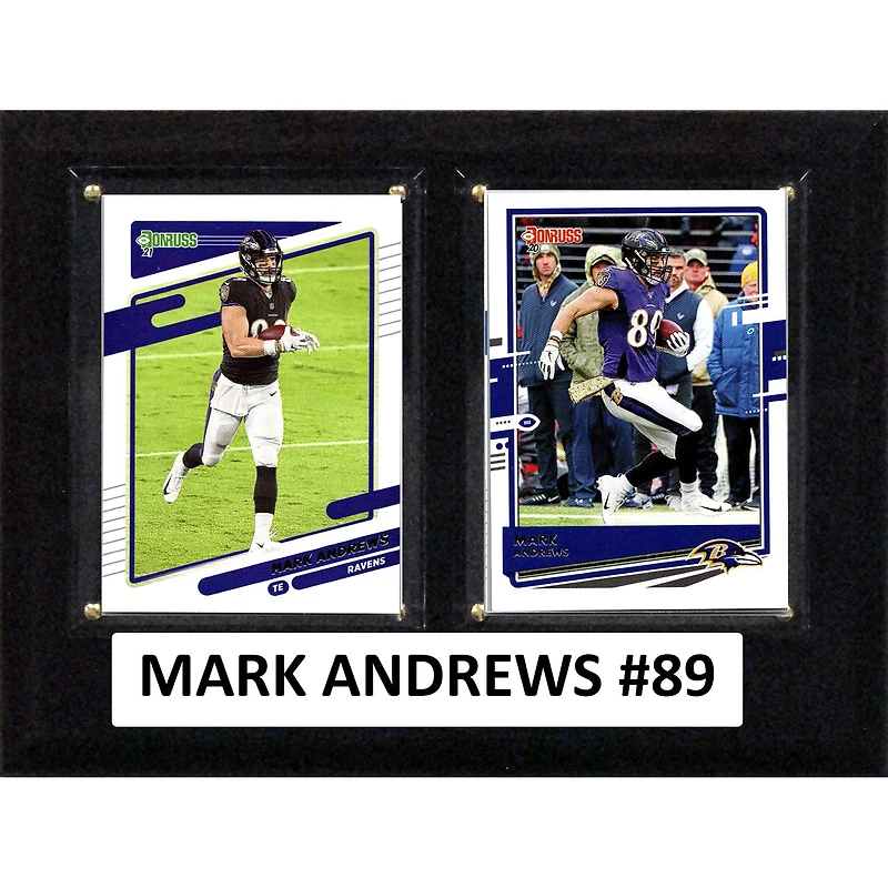 Mark Andrews Baltimore Ravens 6" x 8" Trading Card Plaque