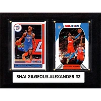 Shai Gilgeous-Alexander Oklahoma City Thunder 6" x 8" Trading Card Plaque