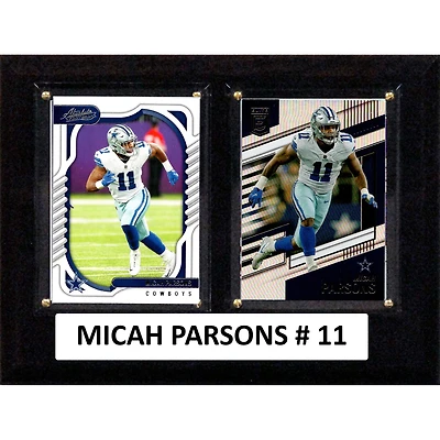 Micah Parsons Dallas Cowboys 6" x 8" Trading Card Plaque