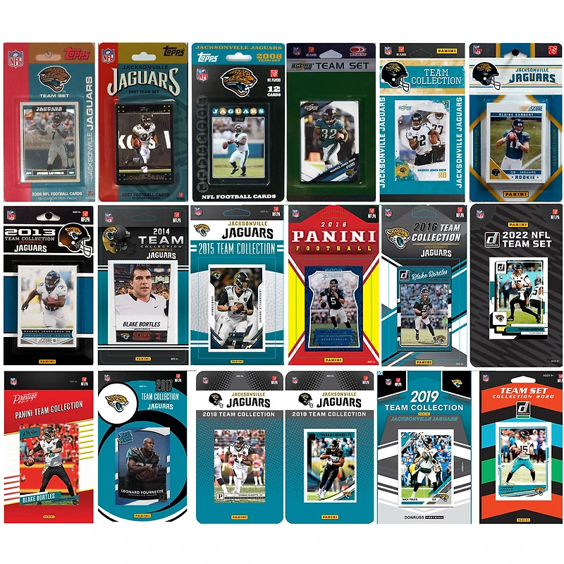 Jacksonville Jaguars Trading Cards Team Sets
