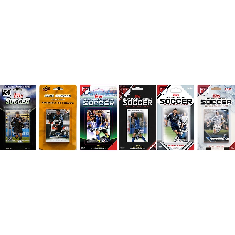 San Jose Earthquakes Trading Cards Team Sets