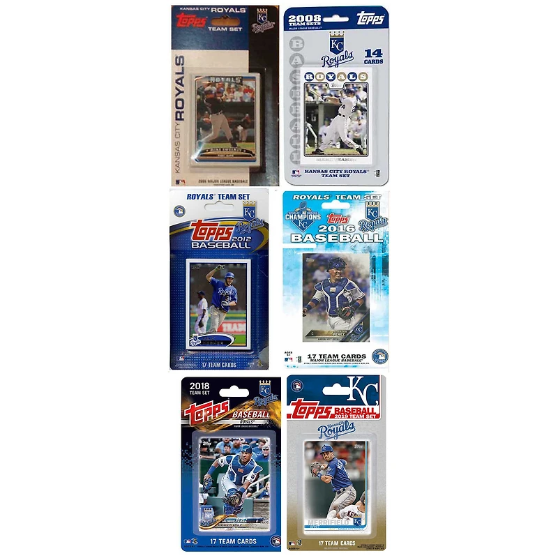 Kansas City Royals Trading Cards Team Sets