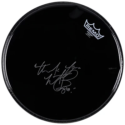 Charlie Watts Rolling Stones Autographed Drumhead - BAS