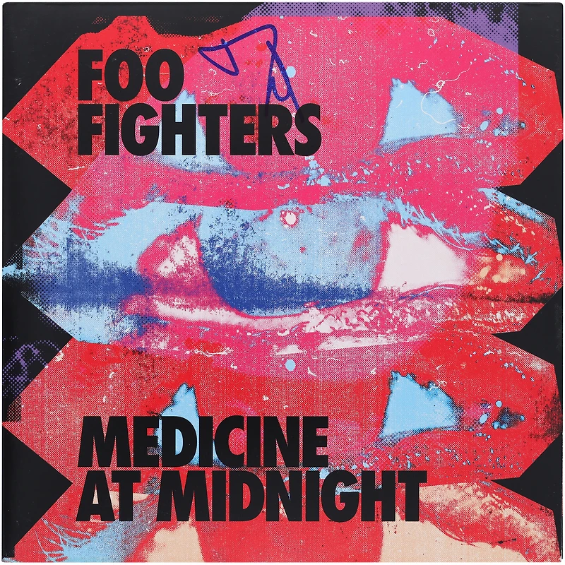 Dave Grohl Foo Fighters Autographed Medicine At Midnight Album - BAS