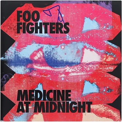 Dave Grohl Foo Fighters Autographed Medicine At Midnight Album - BAS