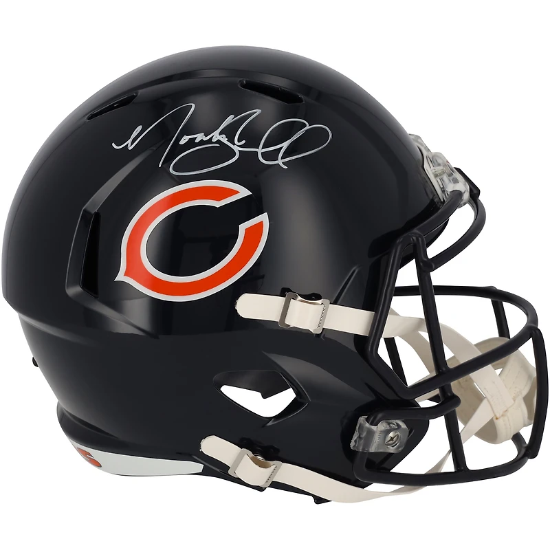 Noah Sewell Chicago Bears Autographed Riddell Speed Replica Helmet