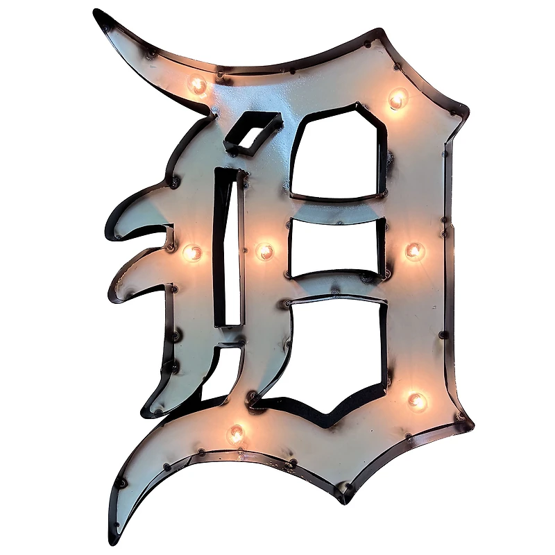 Imperial  Detroit Tigers 18'' x 25'' Logo Recycled Metal Sign