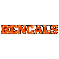 Imperial  Cincinnati Bengals 9" x 47" Recycled Metal Sign