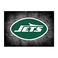 Imperial  New York Jets 7'8'' x 10'9'' Distressed Rug