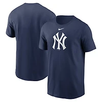Men's Nike Navy New York Yankees Fuse Large Logo T-Shirt