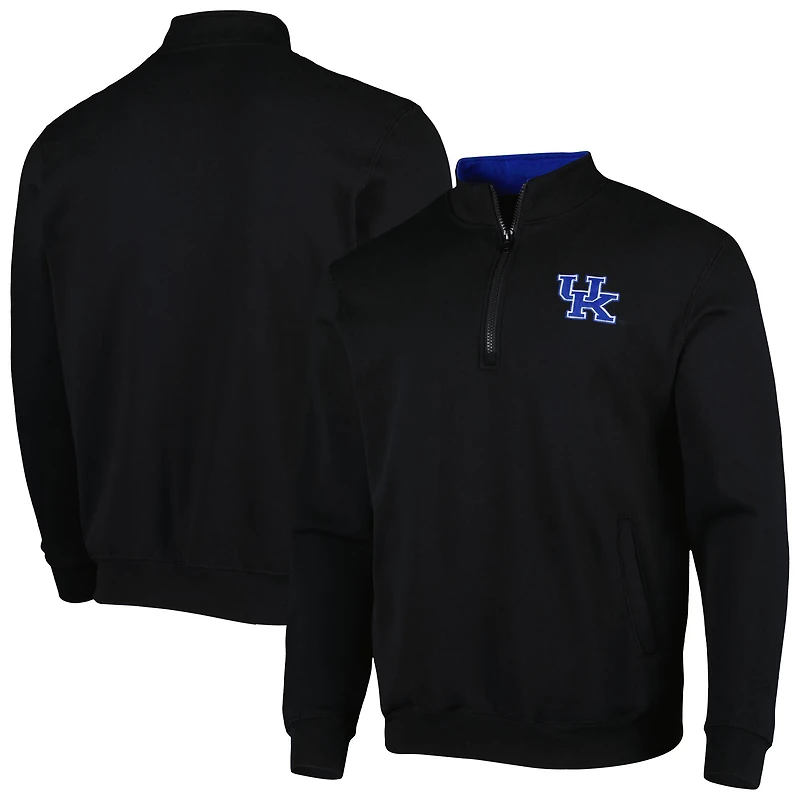 Men's Colosseum Black Kentucky Wildcats Tortugas Quarter-Zip Top
