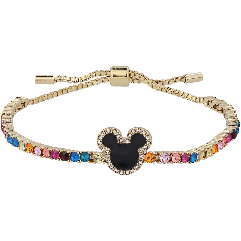 Women's BaubleBar Mickey Mouse Disney Tennis Pull-Tie Adjustable Bracelet