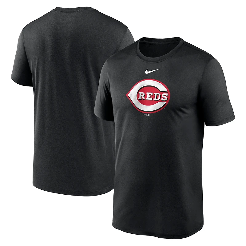 Men's Nike  Black Cincinnati Reds Legend Fuse Large Logo Dri-FIT T-Shirt