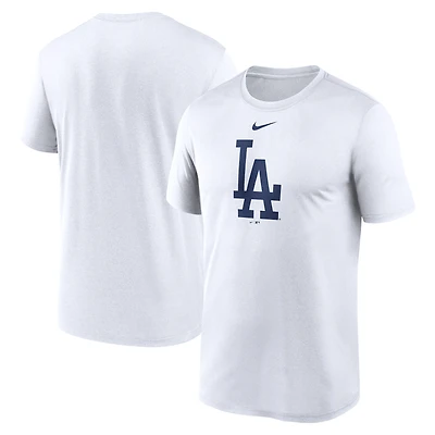 Men's Nike White Los Angeles Dodgers Legend Fuse Large Logo Dri-FIT T-Shirt