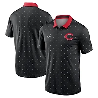 Men's Nike Black Cincinnati Reds Legacy Icon Vapor Dri-FIT Polo