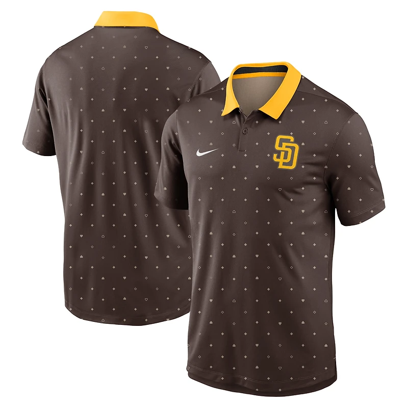Men's Nike Brown San Diego Padres Legacy Icon Vapor Dri-FIT Polo