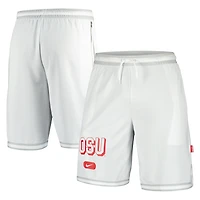 Men's Nike White Ohio State Buckeyes DNA 3.0 Performance Shorts