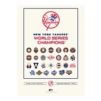 New York Yankees 12" x 16" World Series Collection Art Print