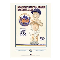 New York Mets 12" x 16" Program Cover Art Print