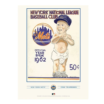 New York Mets 12" x 16" Program Cover Art Print