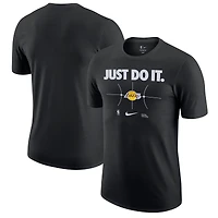 Men's Nike Black Los Angeles Lakers Just Do It T-Shirt