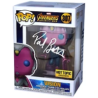 Paul Bettany Marvel Autographed Vision #307 Funko Pop!