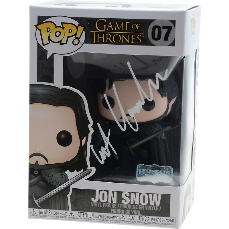 Kit Harington Game of Thrones Autographed #7 Jon Snow Funko Pop!