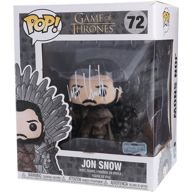 Kit Harington Game of Thrones Autographed #61 Jon Snow Funko Pop!