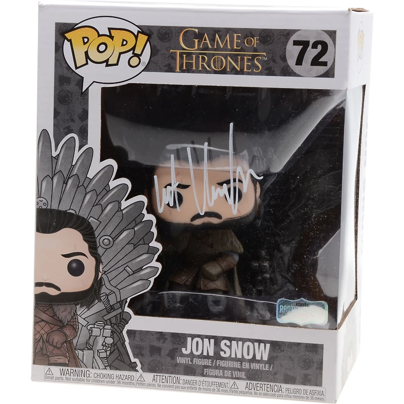 Kit Harington Game of Thrones Autographed #72 Jon Snow Funko Pop!