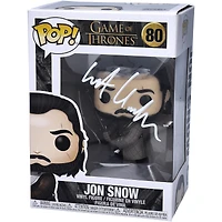 Kit Harington Game of Thrones Autographed Jon Snow Season 8 #80 Funko Pop!