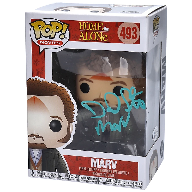 Daniel Stern Home Alone Autographed Marv #493 Funko Pop! with "Marv" Inscription