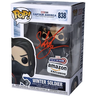 Sebastian Stan Autographed Winter Soldier Year of the Shield #838 Funko Pop!