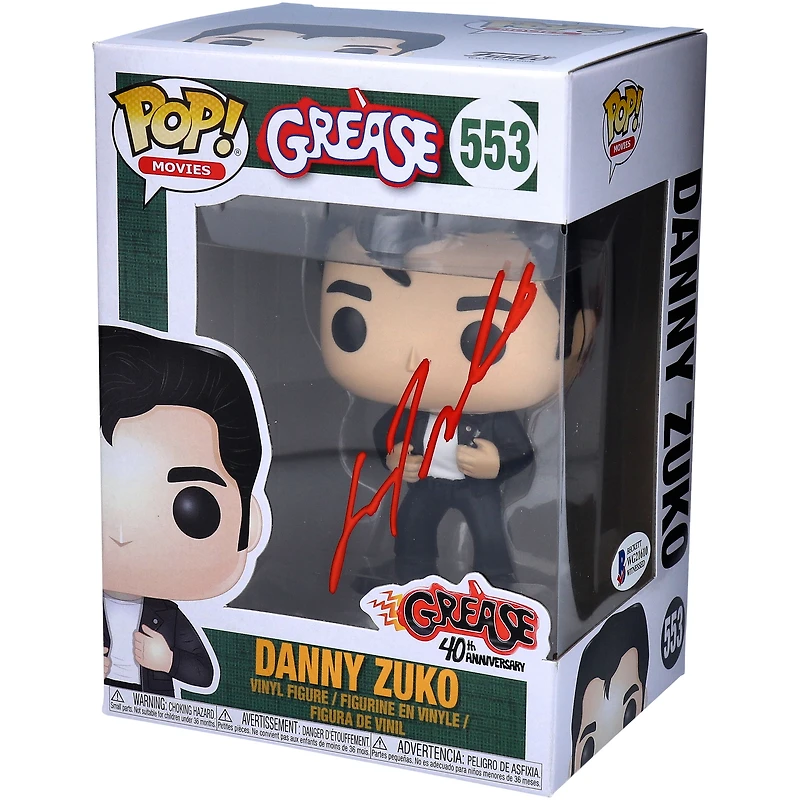 John Travolta Grease Autographed #553 Funko Pop!