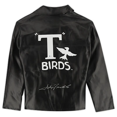 John Travolta Grease Autographed T Birds Leather Jacket