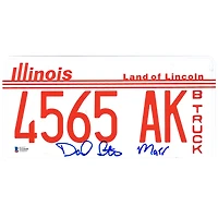 Daniel Stern Home Alone Autographed 4565 AK License Plate with "Marv" Inscription - Beckett