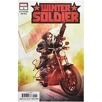 Sebastian Stan Autographed Winter Soldier #1 Comic Book