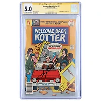 John Travolta Welcome Back, Kotter Autographed Blue Comic Book