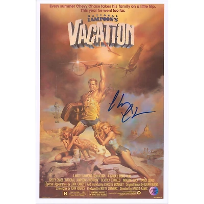 Chevy Chase National Lampoon's Vacation Autographed 11" x 17" Movie Poster