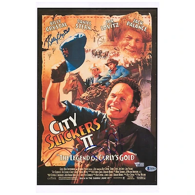 Billy Crystal & Daniel Stern City Slickers II Autographed 11" x 17" Movie Poster