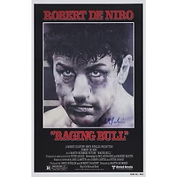 Robert De Niro Autographed 12" x 18" Raging Bull Movie Poster Print