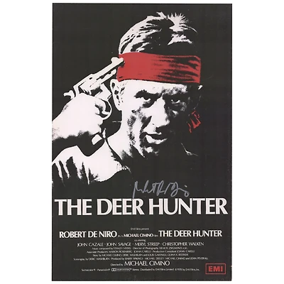 Robert De Niro Autographed 12" x 18" The Deer Hunter Movie Poster Print